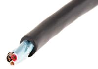 45383-bk005 Alpha Wire Xtra-Guard 4 Performance Cable Control Cable, 3 Cores, 0.81 mm² 18 AWG, Screened, 30 m, Black Thermoplastic
