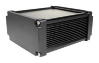 awn16-9-18ebb Takachi Electric Industrial AWN Black Aluminium Heat Sink Case, 175 x 156.3 x 81.3mm