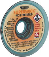 424 Super Wick SUPERWICK  1.5m Desoldering Braid, Width 1.5mm