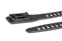 115-28590-softfix-xl-tpu-bk HellermannTyton Cable Tie, Releasable, 580mm x 28 mm, Black TPU, Pk-3