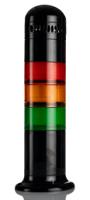 271-2225 RS PRO Amber, Green, Red Signal Tower, 6 Lights, 110 → 240 V ac, Screw Mount
