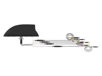 l001044-03 TE Connectivity L001044-03 Whip Multiband Antenna with SMA, SMA RP Connector, 5G, GNSS, Wi-Fi