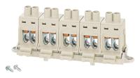 dkks16 HENSEL DK Series Non-Fused Terminal Block, 5-Way, 102A, 6 → 25 mm² Wire, Screw Down Termination