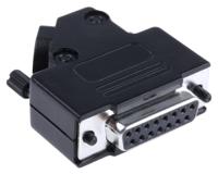 mhd45ppk15-db15s-k MH Connectors MHD45PPK 15 Way 45 ° D-sub Connector