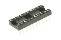 w30520ttrc Winslow 2.54mm Pitch Vertical 20 Way, Through Hole Turned Pin Open Frame IC Dip Socket, 5A