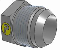 16pnmtxs Parker Blanking Plug 25mm x 34mm