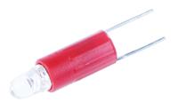 205-785 RS PRO Red LED Indicator Lamp, 12V ac/dc, Bi-Pin Base, 4.25mm Diameter, 85mcd