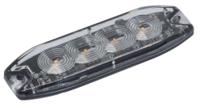 331-002 RS PRO Clear Flashing Beacon, 10 → 30V, Screw Mount, LED Bulb, IP69K