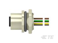 t4171320008-001 TE Connectivity Circular Connector, 8 Contacts, Front, M12 Connector, Socket, Female, IP67, M12 Series