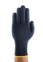 76501100 Ansell FibreTuf Blue Polyester Polyester Work Gloves, Size 10, Polyvinyl Chloride Coating