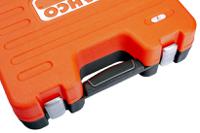 s108 Bahco 108-Piece Metric 1/2 in; 1/4 in Deep Socket/Standard Socket/Spanner/Allen Key/Bit Set with Ratchet, 6 point;