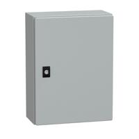 nsycrn43150 Schneider Electric Spacial CRN Series Steel Wall Box, IP66, 400 mm x 300 mm x 150mm