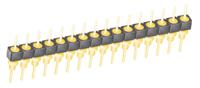 bbs-116-g-a Samtec BBS Series Straight Through Hole Pin Header, 16 Contact(s), 2.54 mm Pitch, 1 Row, Unshrouded