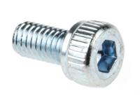 483-8146 RS PRO Bright Zinc Plated Steel Hex Socket Cap Screw, DIN 912, M3 x 6mm