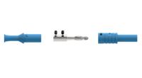 1065-bl Electro PJP Blue Male Banana Plug, Screw Termination, 36A, 1kV