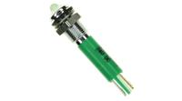 q6p1cxxg24e APEM Q6 Series Green Panel Mount Indicator, 24V dc, 6mm Mounting Hole Size, Faston, Solder Lug Termination, IP67