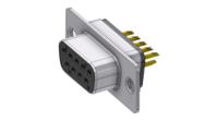 d09sz2fp102 Deltron Connectors D09SZ 9 Way D-sub Connector Socket, with Screw Locks