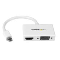 mdp2hdvgaw StarTech.com 2 port Mini DisplayPort to HDMI, VGA Adapter, 150mm Length - 1920 x 1200 Maximum Resolution