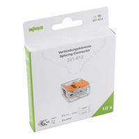 221-612995-010 WAGO, 221 Wire Splice Splice Connector, Clear Insulation 6 mm²