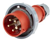 288 MENNEKES, AM-TOP IP67 Red Cable Mount 3P + N + E Industrial Power Plug, Rated At 16A, 400 V