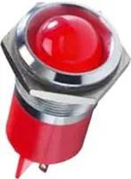 q22p1cxxr24e APEM Q22 Series Red Panel Mount Indicator, 24V dc, 22mm Mounting Hole Size, Faston, Solder Lug Termination, IP67