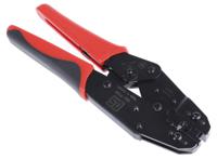 456-7709 RS PRO Hand Ratcheting Crimp Tool for Flag Shoe Flat Connectors, 0.75 → 2.5mm² Wire