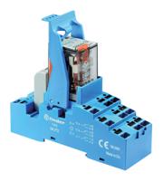 58p380120060sma Finder 58 Series Interface Relay, DIN Rail Mount, 12V ac Coil, 3PDT, 3-Pole, 10A Load