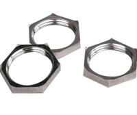 52103210 Lapp Silver Flame Retardant, Halogen Free Nickel Plated Brass Cable Gland Locknut, PG9 Thread