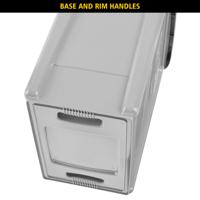 1956188 Rubbermaid Commercial Products Slim Jim 23gal Yellow Polypropylene Waste Bin
