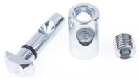 3842-535-466 Bosch Rexroth D17 90° Connector, Connecting Component, Strut Profile 40 mm, 45 mm, 50 mm, 60 mm, Groove Size 10mm