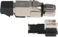 j00026a5001 Telegartner MFP8 Series Male RJ45 Connector, Cable Mount, Cat6a Straight 1 Port 8 -Way