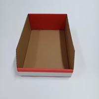 228-1194 RS PRO Cardboard Storage Bin, 300mm x 200mm x 100mm, Red