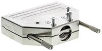 6560-0305-03 MH Connectors MHDTZI Series Zinc D Sub Backshell, 25 Way, Strain Relief