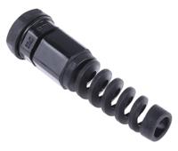 822-9631 RS PRO Black Nylon Cable Gland, M12 Thread, 3mm min., 6.5mm max., IP68