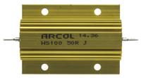 hs100-50r-j Arcol, 50Ω 100W Wire Wound Chassis Mount Resistor HS100 50R J ±5%