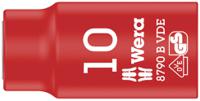 05004954001 Wera 3/8 in Drive 10mm Insulated Standard Socket, 6 point, VDE/1000V, 46 mm Overall Length