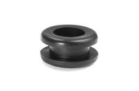 633-02040-hv1204-pvc-fr-bk HellermannTyton HV Black PVC 12mm Cable Grommet for Maximum of 10mm Cable Dia. 633-02040 HV1204-PVC-FR-BK