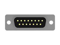 1-745494-5 TE Connectivity AMPLIMITE HDE 2 Way Horizontal Cable Mount D-sub Connector Plug, 2.77?mm Pitch