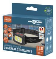 1600-0198 Ansmann LED HD200B Head Torch 185lm, 50 m Range