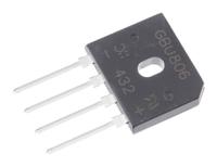 gbu806 Diodes Inc Bridge Rectifier, 8A, 600V, 4-Pin