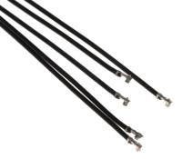 180-6026 RS PRO Female DF13 to Female DF13 Crimped Wire, 300mm, 0.14mm², Black
