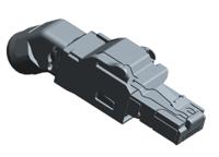 1987236-3 TE Connectivity 1987236 Series Male RJ45 Connector, Cable Mount, Cat5e Straight 1 Port 8 -Way