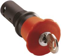 1sfa619502r1071-ce3k-10r-11 ABB 1SFA Series Key Release Emergency Stop Push Button, Panel Mount, 22mm Cutout, SPDT, IP66, IP67, IP69K