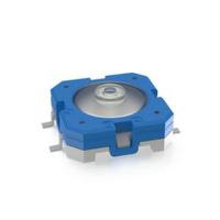 1140125030000 RAFI IP54 Blue Momentary Tactile Switch, 1 NO 100mA 12mm Surface Mount