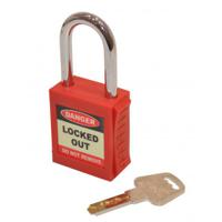 s2195 Spectrum Industrial Key Weatherproof Safety Padlock, 6mm Shackle