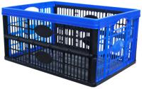 bp320bl Viso 30L Blue PP Medium Folding Crate, 235mm x 475mm x 350mm