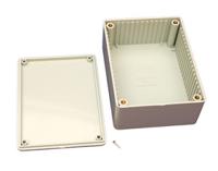 1591sgy Hammond 1591 Series Grey Flame Retardant ABS Enclosure, IP54, Flanged, Grey Lid, 110 x 82 x 44mm