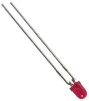 tlhr4401 Vishay3 V Red LED 3mm Through Hole, TLHR4401