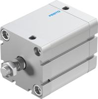 adn-63-50-a-p-a Festo Pneumatic Compact Cylinder - 536338 63 mm Bore, 50 mm ADN-63-50-A-P-A Series, Double Acting Acting