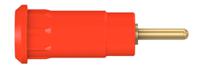 659193-22 Staubli Red Female Banana Socket, 2mm Connector, Press Fit Termination, 10A, 600V, Gold Plating